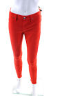 Henry & Belle Womens Stretch Mid Rise Super Skinny Jeans Poppy Red Size 27
