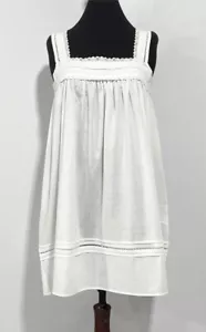 SoieRose 100% Cotton Strappy Victorian Nightgown - SR-1012 - Picture 1 of 9