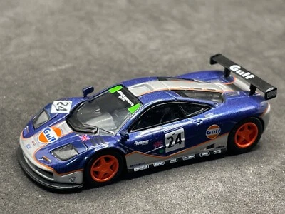 Литой автомобиль Kyosho 1:64 Mclaren F1 коллекция GTR NO24 Gulf Racing LM 1995 41C1 - Изображение 1 из 4