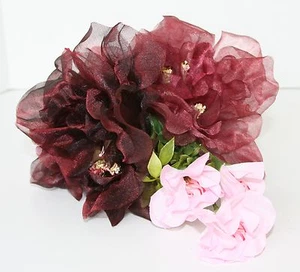 Adorable small bouquet faux flowers, wedding, basket decor, bike basket decor - Picture 1 of 3