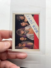1985 Wonder Bread FAN CLUB Rock Stars JON BON JOVI Group Band ROOKIE Card