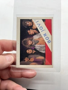 Tarjeta de novato Wonder Bread Fan Club 1985 estrellas de rock Jon Bon Jovi Group Band - Imagen 1 de 3