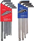 Bright-Ball-Hex L-Key allen wrench Combo- Inch / MM (2 sets 22pc)