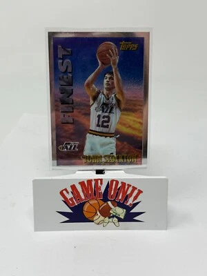 1995-96 Topps Finest Basketball John Stockton Mystery Card #M12 - Image 1 of 2