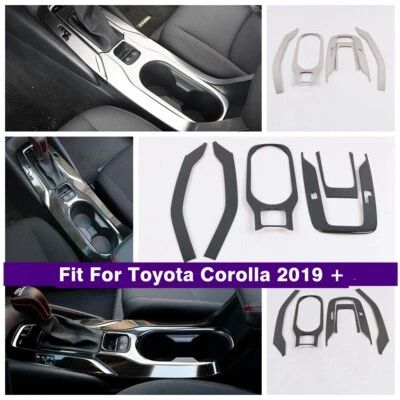 Accessories Gear Shift Cup Holder Panel Cover Trim For Toyota Corolla 2019- 2025 - Image 1 of 4