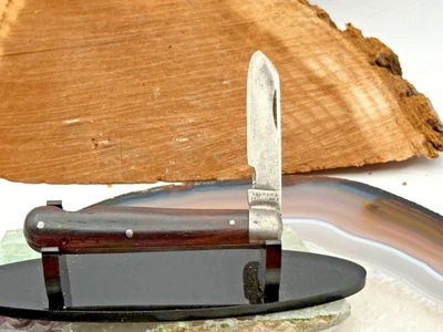 Early Germania Cutlery Works 1 Лезвие Набухающий Конец с Деревянными Ручками Германия--1571.25 - Изображение 1 из 4