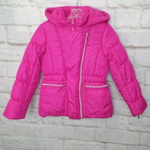 Rothschild Girl's Pink Hooded Puffer Jacket Coat Size M 10/12 NWOT - Picture 1 of 8