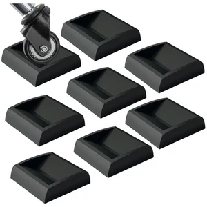 Bed Stoppers & Furniture Cups 8pack 2x2 - Premium Silicone Casters Furnitur - Picture 1 of 5