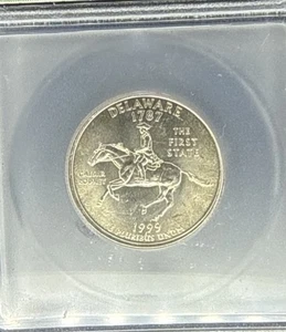 1999-P Delaware Quarter ICG MS-66  Beautiful State Quarter - Picture 1 of 4