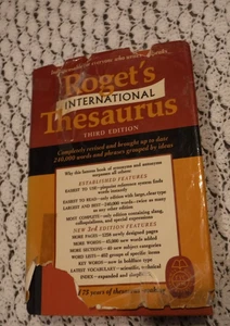 ROGETS INTERNATIONAL THESAURUS  THOMSS Y CROWELL 1967 15th printing - Bild 1 von 9