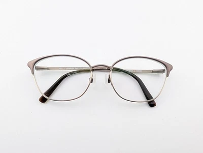 Ellen Tracy Eyeglasses, Frames Only, Dartry, 54-17-135, Metal/Plastic, Gunmetal - Image 1 of 4