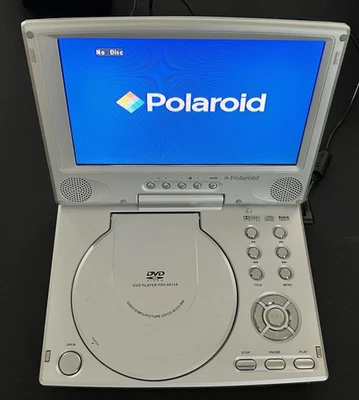 Polaroid PDV-0813A Portable 8" DVD Player With TFT-LCD - DC IN  Plus Bag/Remote - Image 1 of 4