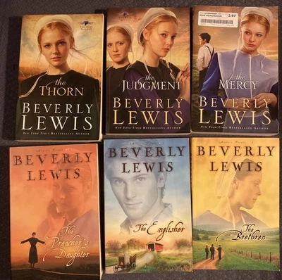 Lot Of 6 The Rose Trilogy & Annie’s People By: Beverly Lewis - Amish Romance Foto 1 de 4