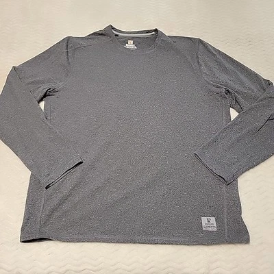 Rugged Elements Shirt Mens Size L Heather Gray Durable Utility L/S Pullover - Image 1 of 4