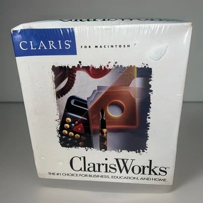 Software de colección Apple Macintosh ClarisWorks - V2.1 - Software completo 1993 Foto 1 de 4