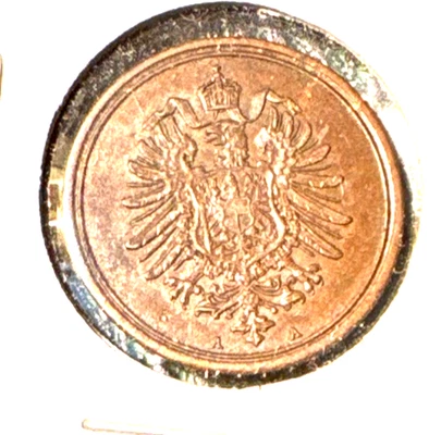 Germany 1876 A pfennig KM 1 AU - Image 1 of 2