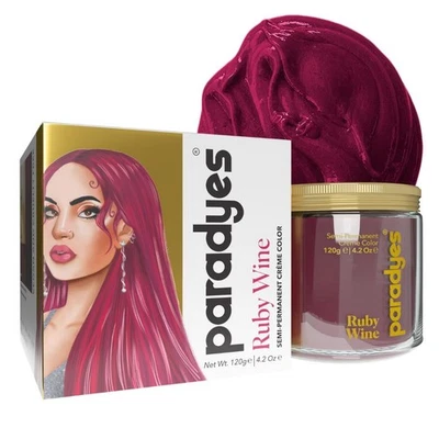 Paradyes Semi Permanent Creme Color, Ruby Wine Shade 120gm - Image 1 of 4