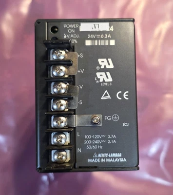 Nemic Lambda EWS150-24 24 VDC 6.3 Amp Power Supply EWS15024 Free Shipping - Image 1 of 3