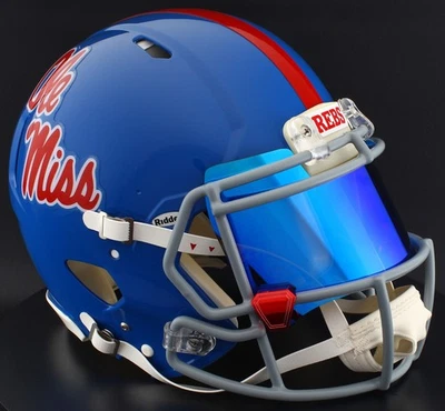 MISSISSIPPI OLE MISS REBELS NCAA Riddell Speed Full Size REPLICA Football Helmet - Image 1 of 4