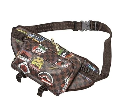 Bandolera SPRAYGROUND International Travel Patch edición limitada RARA Foto 1 de 4