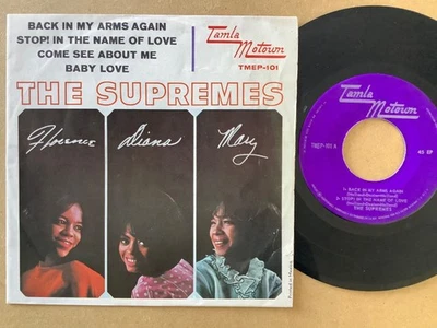 THE SUPREMES - BACK IN MY ARMS AGAIN + 3, MEXICO EP TAMLA MOTOWN - TMEP-101 - Image 1 of 4