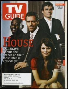 MAR 5-11 2007 TV GUIDE, HOUSE CAST, HUGH LAURIE, ROBERT SEAN LEONARD, OMAR EPPS - Picture 1 of 1