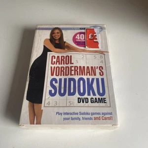 Carol Vorderman's Sudoku DVD Game 2005 Region 0 NEW SEALED - Picture 1 of 3