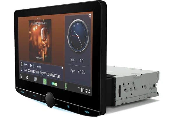 Kenwood DMX9724XDS 1-DIN Autoradio mit 10 1 Zoll HD DAB Wlan