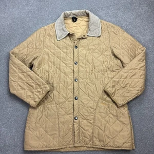 Barbour Jacket Adult Medium Brown Quilted Country Field Hunting Shooting Men - Picture 1 of 7