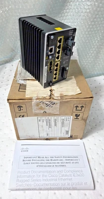 Cisco Catalyst IE 3300 Rugged Series Ethernet Switch IE-3300-8T2S-E 10 Ports - Image 1 of 4