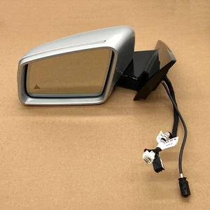 OEM 14-16 Mercedes W207 E250 E400 E550 Left Side Door Mirror w Camera Blind Spot - Picture 1 of 14