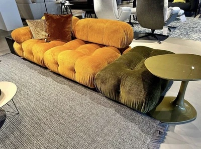 B&B Italia Camaleonda Sofa + Gli Scacchi Ottoman Versatile and Modern Sofa - Image 1 of 4