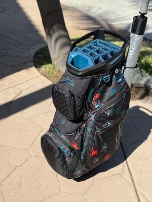 Sun Mountain Women's Diva Cart Bag "New" Last One in stock...Tropical Flowers - Image 1 of 4