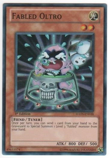 Fabled Oltro - HA03-EN038 - Super Rare - 1st Edition Near Mint Hidden Arsenal 3 - Image 1 of 1