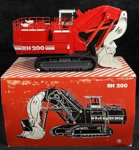 O&K RH 200 Tri-Power Mining Shovel 1:50 Scale Diecast Model Vintage 1980s NIB - Picture 1 of 11