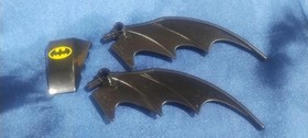 2 Lego part #55706 Dragon Wings - Black Set# 7780  Part# 47753pb015