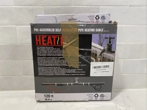 HEATIT JHSF1 selbstregulierendes vorkonfektioniertes Heizkabel 150 Fuß 120 V - Bild 1 von 3