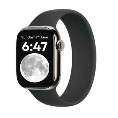 Apple Watch Series 10 46MM Titanium GPS + Cellular Natural Titanium (100% Bat... - Image 1 of 2