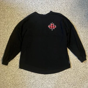 Disney Spirit Jersey Canada Buffalo kariert Gr. L schwarz rot Baumwolle Maple Leaf - Bild 1 von 8