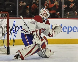 Samuel MONTEMBEAULT Signed 8x10 Photo! Montreal Canadiens GOALIE W COA - Picture 1 of 2