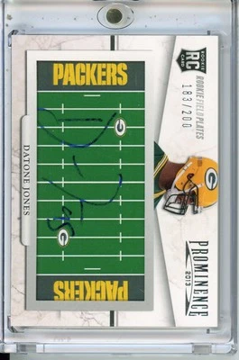 2013 Panini Prominence #123 Datone Jones Rookie Field Plates #/200 - Image 1 of 2