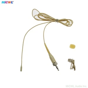 MiCWL L322 Lapel Microphone For Sennheiser G2 G3 G4 Pock Transmitter Very Mini - Picture 1 of 7