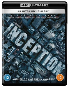 Inception (4K UHD Blu-ray) Cillian Murphy Dileep Rao Elliot Page (UK IMPORT) - Picture 1 of 2