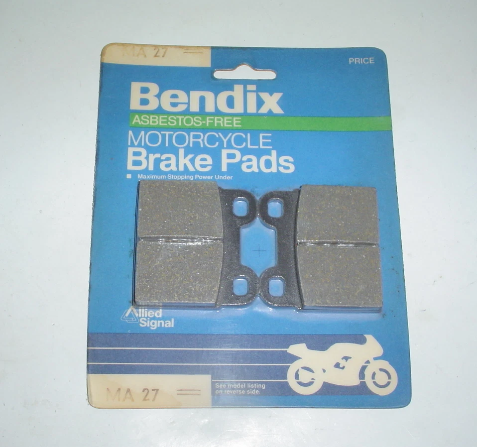 ДИСКОВЫЕ ТОРМОЗНЫЕ КОЛОДКИ BENDIX MA27 BMW R45 450 R65 650 1978 1979 1980 ПЕРЕДНИЕ - Изображение 1 из 1