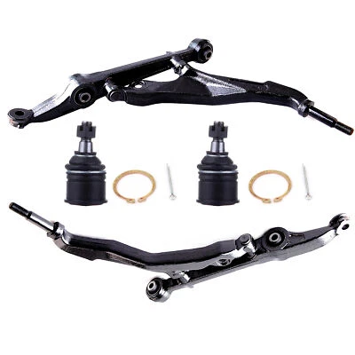 4pcs Front Lower Control Arm And Ball Joint For 1992-1995 Honda Civic del Sol - Image 1 of 4