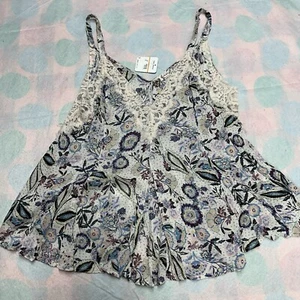 NWT Free People Garden Combo Tank top blouse - Picture 1 of 12