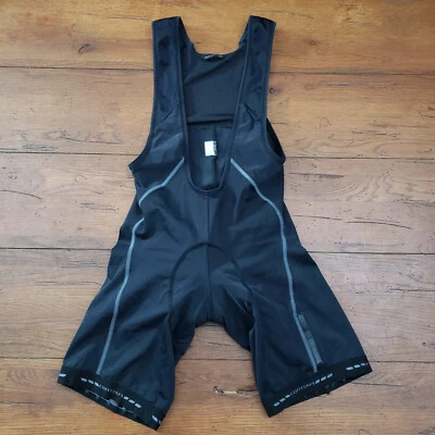 Demarchi Womens Large Cycling Bibshorts 6" 13.5" (8.5/10) Bib Shorts L Black - Image 1 of 4