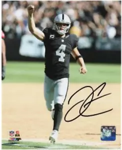 Foto firmata Derek Carr Raiders 16x20 originale autografata Las Vegas PSA ologramma - Foto 1 di 6