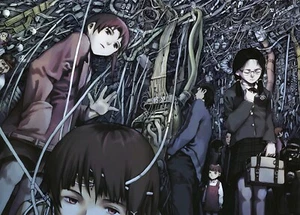Serial Experiments Lain Poster by Yoshitoshi ABe Welcome To The Wired - Picture 1 of 1