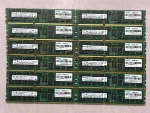 SAMSUNG 96GB(12x8GB) 2Rx4 PC3-10600R ECC REG SERVER MEMORY M393B1K70CH0-CH9 - Picture 1 of 4